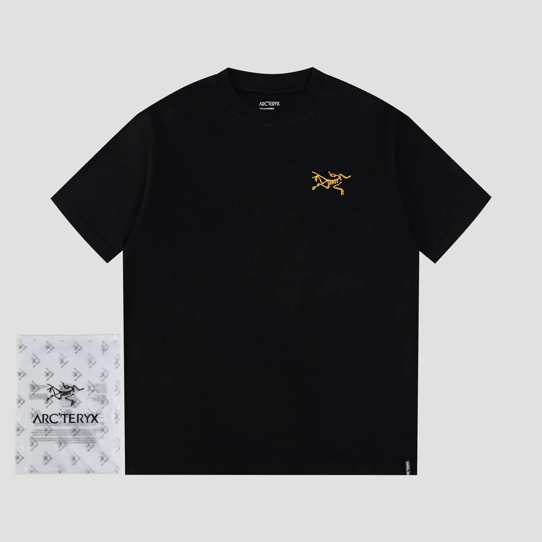 Ayc Teryx（ F 1） 2024FW T LOGO Premium 32s Same Style ：Black White Size：XS S M L